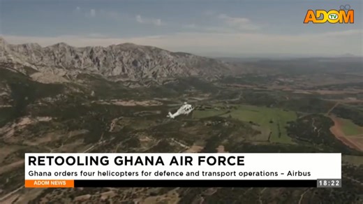 Adom TV on Instagram: "RETOOLING GHANA AIR FORCE: Ghana orders four helicopters for defence and transport operations – Airbus #AdomNews"