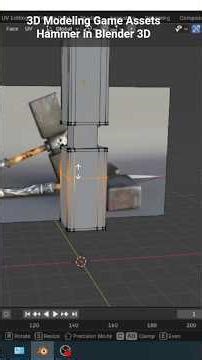 Create 3D Game Assets Hammer in Blender 3D | How To Model it #3d #gameassets