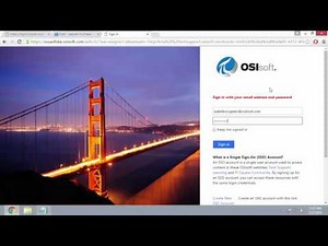 OSIsoft: What is an SSO Account & How Do I Create One?