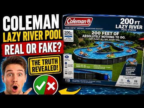 Coleman Lazy River Pool Real or Fake | Coleman Lazy River Pool Reality | Where to buy River Pool