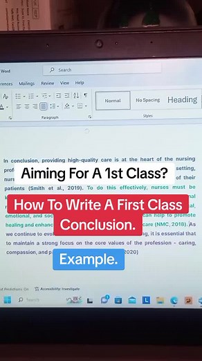 How to write a 1st class conclusion with an example. #essaytips #essaywriting #conclusion #academia #academictiktok #criticalanalysis #essayhack