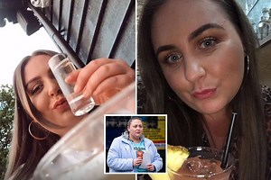 EastEnders' Clair Norris looks worlds apart from her character as she downs shot