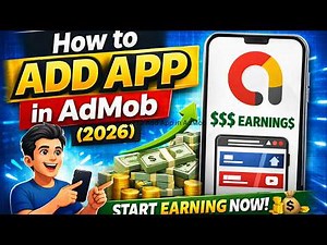 How to Add App in AdMob (2026) 🚀 | Step-by-Step Guide for Beginners | Start Earning from Apps 💰