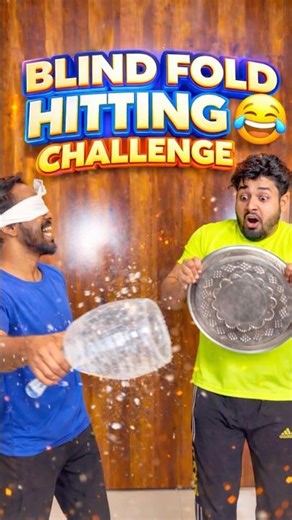 Blind Fold Challenge 😂|| #funny #challengevideo #comedy #comedychallenge