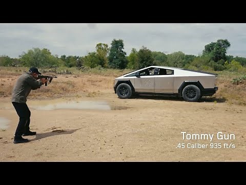 Tesla Cybertruck Bullet Proof Test
