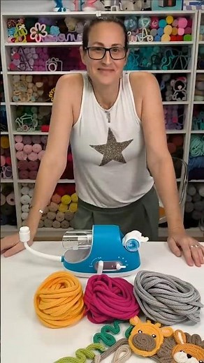 TRICOTIN AUTOMÁTICO CAYDO #icord #diy #tricotin #handmade #knitted #manualidades #craft #knitting