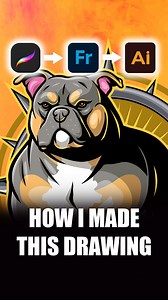 4.7K views · 21 reactions | How to draw an American Bully #americanbully #logo #dogs #drawing | Marck Barrera Art | Facebook