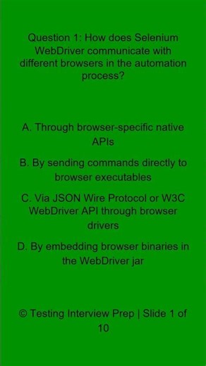 Selenium + Java Advanced Interview Questions – Part 1 (Experienced QA Automation Engineers)