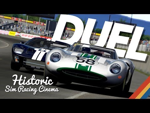 Sim Racing Battles don’t get much better than this! - GT40 vs Jaguar XJ13 at Le Mans 1966