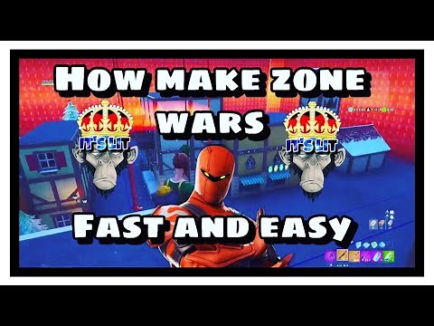How to make zone wars in creative on Fortnite fast and straight to the point vid