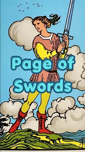Page of Swords Tarot Card Meaning | Tarot Archetype Series