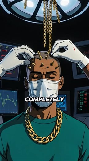 This rapper replaced his hair with real gold 🤯 The insane story of Dan Sur, the artist with gold chain hair implants ⛓️ #storytime #mystery #facts #story #tiktokusa #truestory #usa #darkstories | Streambeet