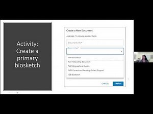 Perfecting your NIH or NSF biosketch: A SciENcv workshop