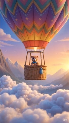 Oliver's Flying Dream 🐻✨ | A Magical 3D Animated Bedtime Story