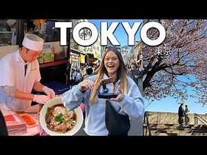 Trying street food in Tokyo Japan 🗼🇯🇵 exploring Tokyo, best food spots & making our own chopsticks 🥢