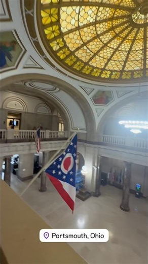 Clerk Office and Library in Portsmouth, Ohio Scenery Views