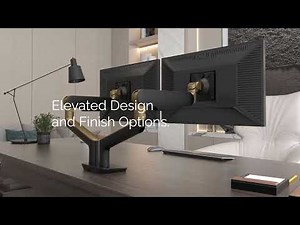 Introducing Rising™ monitor arms from Fellowes, the most sophisticated monitor arms