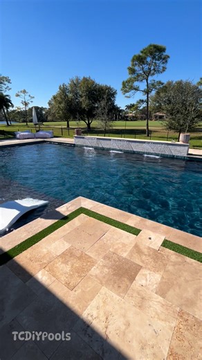 Chris and Breeyonna were the BEST customers to work with! They had a vision and a dream that definitely came to life. Their pool is a stunning show stopper. We had such a great time helping them build their pool and transforming their backyard. Pool details in comments. #tcdiypools #diypoolsandspas #diypools | Treasure Coast DiY Pools