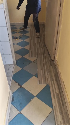 Premier Wall And Floor Solutions on Instagram: "SPC Flooring installation on top of ceramic tiles. You keep the tiles. You gain a better floor. Advantages: No demolition required Faster installation time Clean process with no dust Click lock system with zero gaps No cement or glue used Waterproof and scratch resistant Comfortable underfoot Modern wood and stone finishes Ideal for homes, offices, and renovations where speed and finish matter. #SPCFlooring #SPCFlooringKenya #FloorRenovation #SPCIn