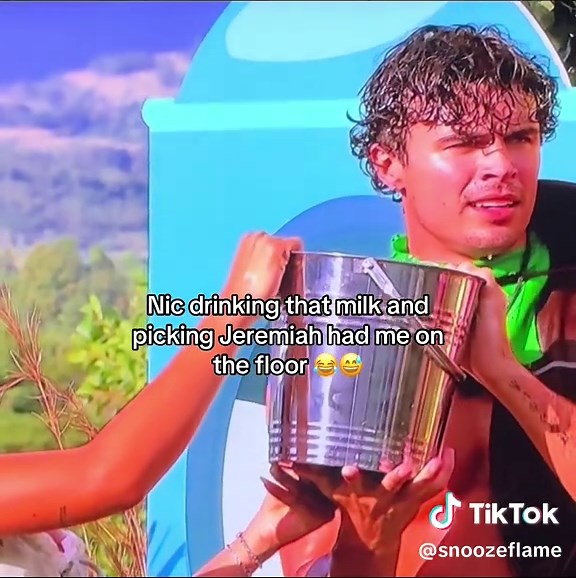 Love Island USA Season 7: Nic's Hilarious Milk Game Moment