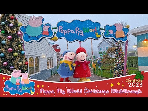 Peppa Pig World Christmas Virtual Tour (Dec 2023) [4K]