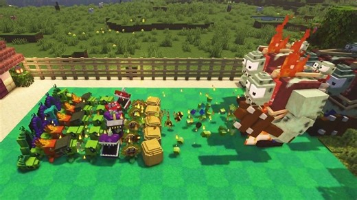 Как установить Plants vs. Zombies в Майнкрафт: обзор мода PvZ Cubed - CQ