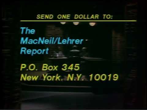 MacNeil/Lehrer Report Closing & Funding (1978)/ PBS ID (1971)
