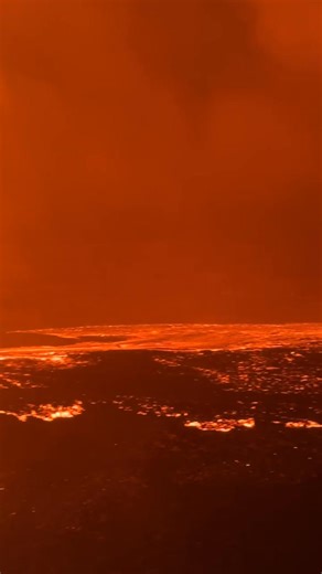 Episode 42 at Halemaʻumaʻu (Kīlauea summit) ended at 11:38 PM HST on Feb 15 after 9 hours and 48 minutes of lava fountaining from north and south vents. 🌋 Peak fountain heights: South vent ~400 m (1300 ft), North vent ~300 m (1000 ft). 🌫 Plume reached 35,000 ft above sea level; light tephra (fine ash & Pele’s hair) reported in Pāhala, Punaluʻu, and Nāʻālehu. 🌋 Volume erupted: ~15 million cubic yards (11.4 million m³), covering ~50% of Halemaʻumaʻu crater floor. 💨 Winds influenced tephra dist