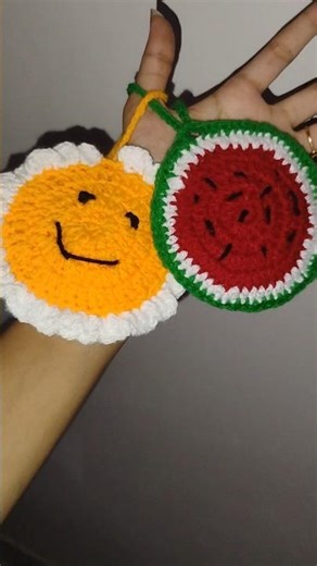 Crochet Mini Pouch bag 💕Handmade with love & perfect for daily use ✨ #crochetcrosai #diy