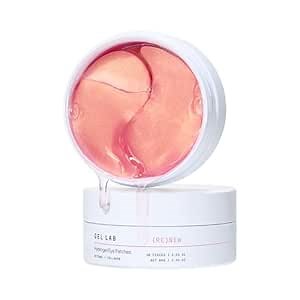 Gel Lab RENEW Retinol & Collagen Under Eye Patches - Korean Skincare Hydrating Eye Mask for Fine Lines, Wrinkles, Firming, Brightening - 60 Patches