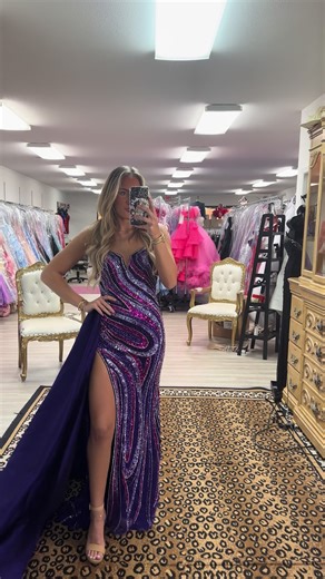 ✨ Make an entrance they won’t forget. Jovani 49226 in dark purple is the ultimate statement gown — bold, elegant, and made to turn heads. Perfect for prom, pageants, formal events, or black-tie occasions, this stunning multi-tone design features luxe detailing and a flattering silhouette that photographs beautifully. 💜 Available now at Signatures Formal – Size 6. Don’t miss this one-of-a-kind moment dress. #Jovani #JovaniDress #PromDress @JOVANI @Nadia
