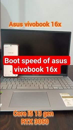 Boot Speed (Not Good) of Asus Vivobook 16X |Asus Vivobook 16X Boot Speed Test @theflipkartunboxer