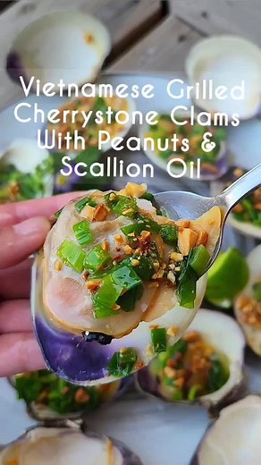 Grilled Cherrystone Clams Vietnamese Style Recipe