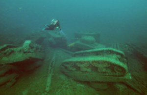 Amazing viral photo of an 'underwater tank graveyard' off Donegal: the story behind it