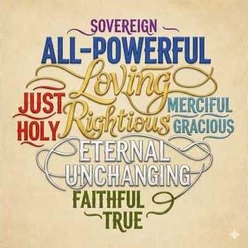 Gods Attributes (E3): The Bible's Essential List of God's Attributes