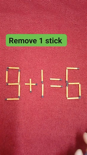 22K views · 71 reactions | Remove 1 stick to fix the equation #digit #learning #Remove #equation | Sheila Esguerra | Facebook
