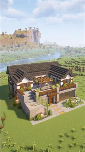 Easy Cottage House | Minecraft Tutorial