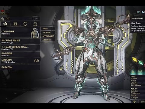 Warframe | Loki x Bo Prime Incarnon build | Solo level 9999 Steel Path Void Cascade & Disruption