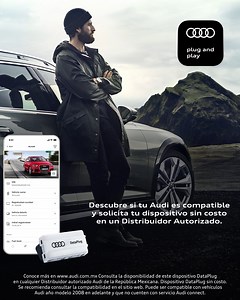 Vive una experiencia digital en tu vehículo gracias a las funciones de Audi connect plug and play. Descubre si es compatible y solicita sin costo tu Audi DataPlug: https://bit.ly/3QSMVtd #ProgressYouCanFeel #FutureIsAnAttitude | Audi de México