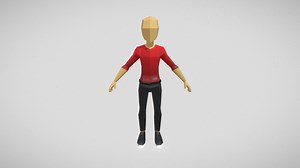 Low_Poly_Character - 3D model by Naaaeeemm