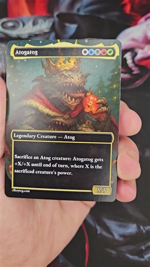 Atogatog Custom mtg commander deck Made for 2025 christmas! #mtg #mtgcommander #mtgaddicts #elkoytcg