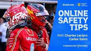 479 reactions | Watch Scuderia Ferrari HP drivers Charles Leclerc and Carlos Sainz share some cybersecurity tips from Bitdefender to keep your devices and data safe! As Formula 1 drivers, they mean business when they say, "Safety first." That’s our #CybersecurityFormula for the week!  Learn more  https://bitdefend.me/CybersecFormulas | Bitdefender | Facebook