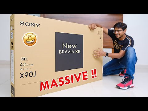 My Most Expensive TV is here... Sony X90J Unboxing !! 😱🔥
