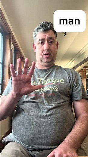ASL sign for man / Learn ASL