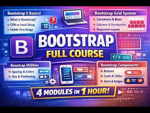 Bootstrap Complete Introduction & Grid System | UI & Responsive Framework | Marathi