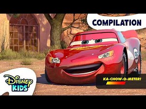 Count the Ka-Chows with Lightning McQueen! ⚡️🏎️ | Pixar's Cars | ‪@disneykids‬