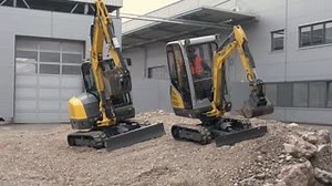 We set the (excavator) world straight: With our Vertical Digging System VDS you can dig vertically even on sloping ground. Now also available for our 4- and 5-ton excavator. | Wacker Neuson