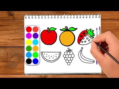 Learn Drawing, Painting and Colouring for Kids & Toddlers | Draw, Paint and Learn