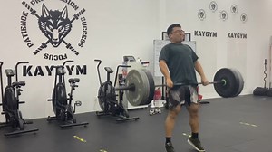 一次认真的power clean训练