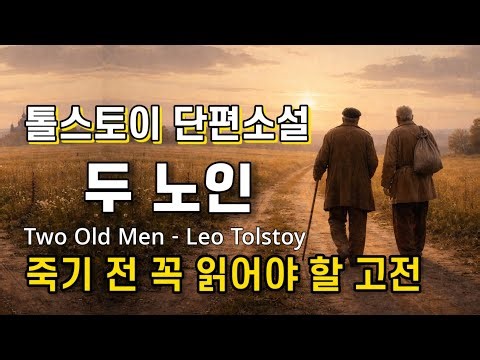 [톨스토이 단편선] 몇 번을 들어도 깊은 울림을 주는 명작 | 두 노인 | 잠잘때 듣는 | 책읽어주는남자